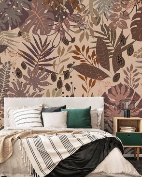 Фрески с листьями для спальни Fantasy AF2175-COL1 изображение 1