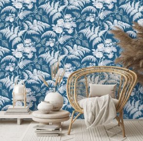 Обои с листьями для спальни Botanical 115-10031 изображение 2