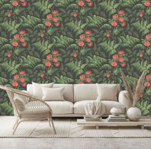 Обои с листьями для спальни Botanical 115-10030 изображение 2