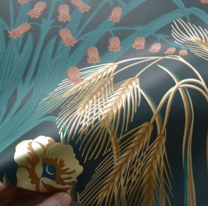 Обои с листьями для спальни Botanical 115-3010 изображение 1