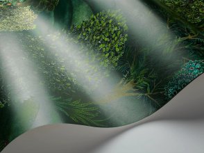 Обои с листьями для спальни Botanical 115-9028 изображение 4