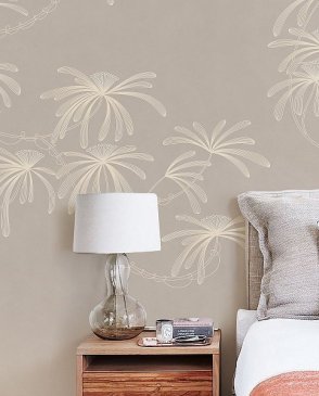 Фрески с листьями для спальни Line Art AF2155-COL3 изображение 1