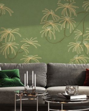 Фрески с листьями для гостиной Line Art AF2155-COL1 изображение 1