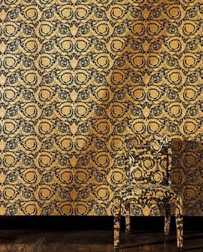 Обои моющиеся золотые Versace IV 93583-3 изображение 1