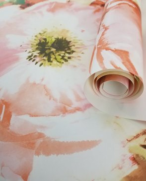 Обои Carey Lind розовые с акриловым покрытием Watercolors WT4504 изображение 4