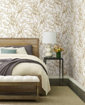 Обои Ronald Redding для спальни с натуральным покрытием Handcrafted Naturals HC7519 изображение 1