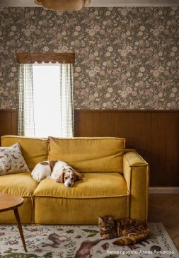 Обои с животными для детской Британский лес Brit3-012 изображение 2