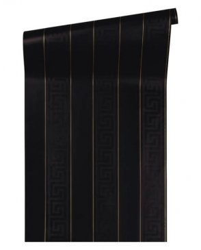 Обои на флизелиновой основе черные Versace 5 93524-4 изображение 1