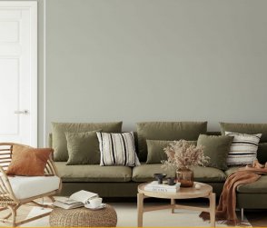 Обои Rasch, Erismann, Grandeco зеленые Melange 12226-35 изображение 2