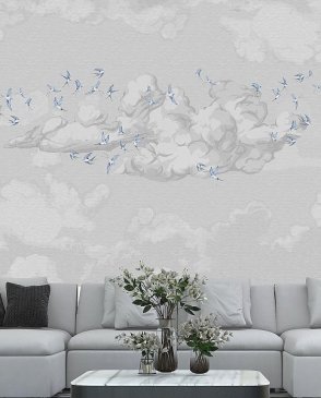 Фрески с птицами серые Fantasy AF2198-COL1 изображение 1