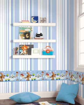 Обои бордюр для детской голубые Disney Kids Vol. 4 DI1018BD изображение 1