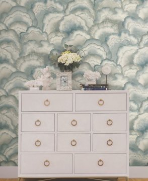Обои для спальни мятные Candice Olson Natural Discovery NT6184 изображение 3