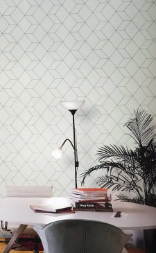 Обои с геометрическим рисунком Rebecca 15002-2 изображение 2