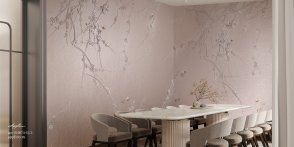 Фрески с бабочками, насекомыми Barelief Line B0074-GL3 изображение 2