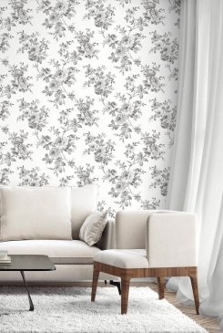 Обои черно-белые Alice and Rose VI81700 изображение 1