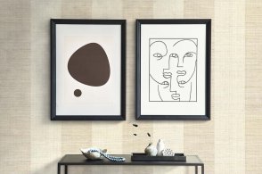 Обои с натуральным покрытием Nantucket Stripes SR22105 изображение 1