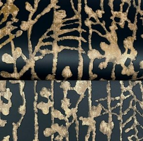 Обои с листьями черные темные Caviar VR1562 изображение 3