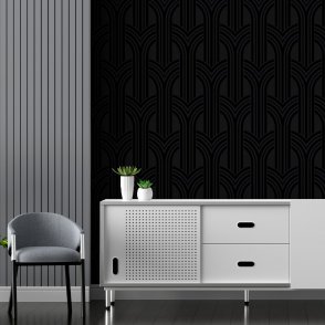 Обои для гостиной черные Piano WH40040 изображение 1