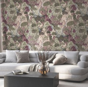 Обои с листьями разноцветные Caviar VR1556 изображение 2