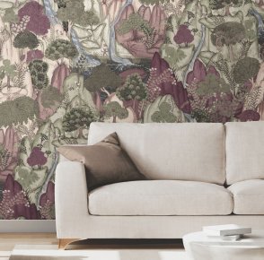 Обои с листьями разноцветные Caviar VR1556 изображение 3