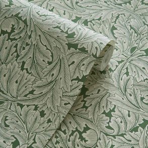 Обои Clarke & Clarke с листьями для спальни William Morris Designs W0175-01 изображение 2