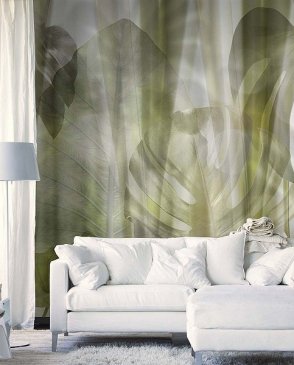 Фрески с листьями серые New Art RE200-COL4 изображение 1