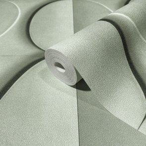 Обои для гостиной зеленые светлые Shades Iconic 34488 изображение 2