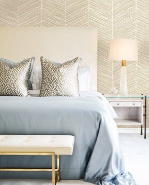 Обои COLLINS & COMPANY с абстрактной полосой для спальни Casa Blanca 2 AW70707 изображение 1