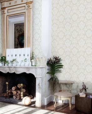 Обои Tiffany Designs для спальни серые Royal Linen 3300021 изображение 2