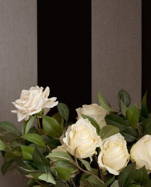 Обои коричневые с флоковым покрытием Flamant Suite III - Velvet 18100 изображение 2