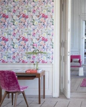 Обои DESIGNERS GUILD с акварельными цветами для спальни Jardin Des Plantes PDG712-04 изображение 1