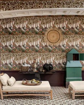 Обои с листьями для гостиной с текстильным покрытием Ardmore-Jabula 119-11047 изображение 1