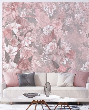 Фрески панно розовые Wallpaper part 1 AB129-COL6 изображение 1