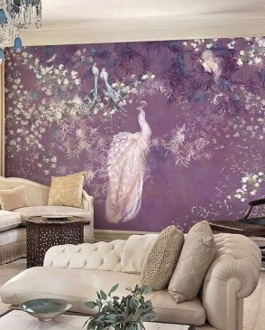 Фрески для спальни фиолетовые Wallpaper part 1 AB124-COL3 изображение 1