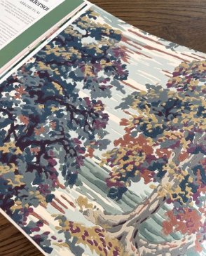 Обои SANDERSON с листьями для спальни Arboretum 217222 изображение 1