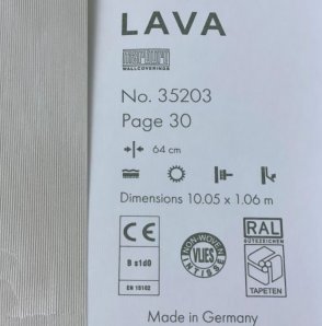 Немецкие Обои Marburg Lava виниловые Lava 35203 изображение 4