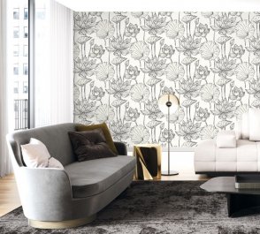 Американские Обои для гостиной Piano WH40720 изображение 1