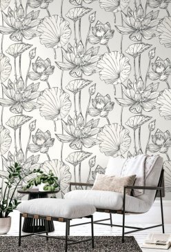 Американские Обои для гостиной Piano WH40720 изображение 2