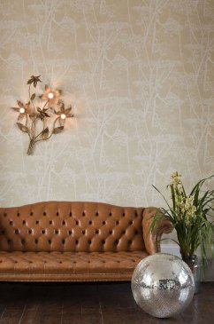 Обои с листьями для спальни Contemporary Restyled 95-9053 изображение 3