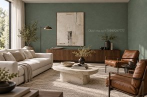Обои под ткань зеленые Новое дизайнерское издание Bombay (The New Bombay Design Edition) 30135 изображение 4