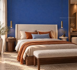 Обои однотонные синие Новое дизайнерское издание Bombay (The New Bombay Design Edition) 30140 изображение 2