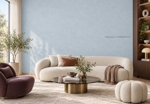 Обои под ткань голубые Новое дизайнерское издание Bombay (The New Bombay Design Edition) 30172 изображение 4
