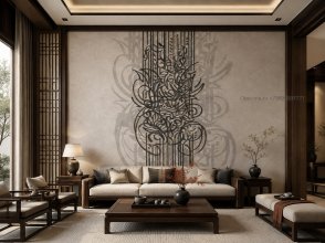 Фрески Wall Street Каллиграфия 30311 изображение 4