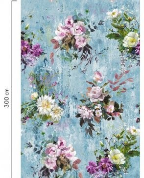 Английские Обои с акварельными цветами Jardin Des Plantes PDG717-03 изображение 2