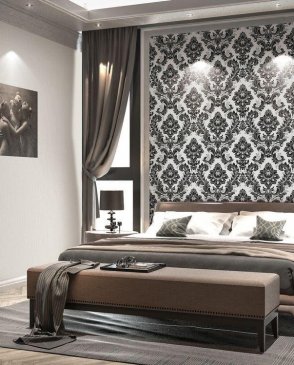 Обои Alessandro Allori для спальни черно-белые Armonia RMC1705-5 изображение 1