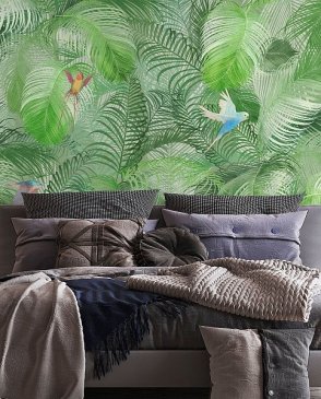 Фрески с листьями для спальни Wallpaper part 1 AB132-COL5 изображение 1