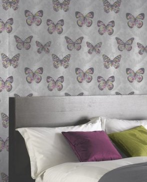 Обои Arthouse с бабочками, насекомыми для спальни Enchantment 661203 изображение 1