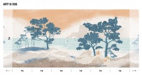 Обои оранжевые Пейзаж vol. 2 ART18-006 изображение 2