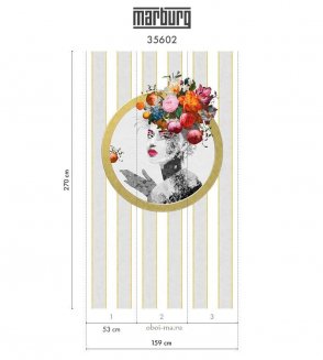 Обои в полоску Gloockler Pompoos Provence 35602 изображение 2