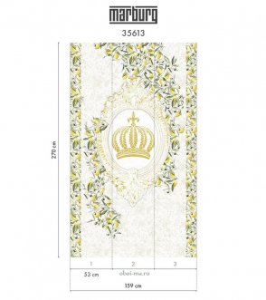 Обои желтые Gloockler Pompoos Provence 35613 изображение 2